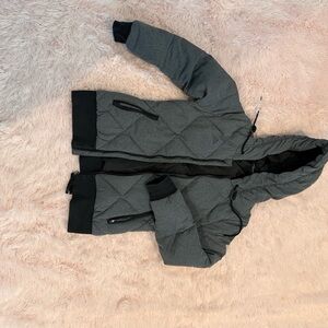 Adidas Gray Quilted Jacket